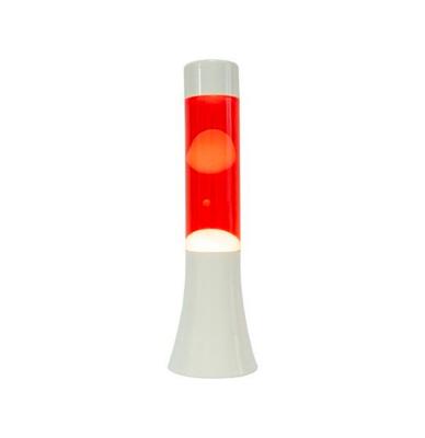 Fisura Mini Lava Lamp - Rood En Wit
