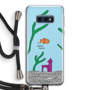 Aquarium: Samsung Galaxy S10e Transparant Hoesje met koord