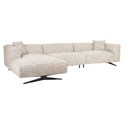 Richmond 3-zits Loungebank 'Hoxton' Links, Be Trendy, kleur Naturel