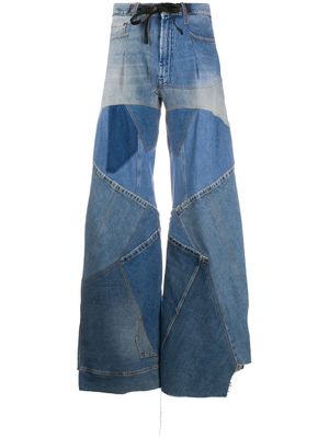 TOM FORD jean à empiècements patchwork - Bleu