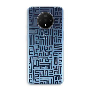 Moroccan Print: OnePlus 7T Transparant Hoesje