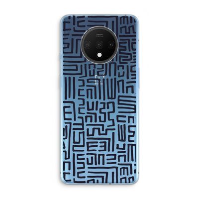 Moroccan Print: OnePlus 7T Transparant Hoesje