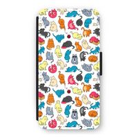 Kleurrijke katten: iPhone 12 Flip Hoesje