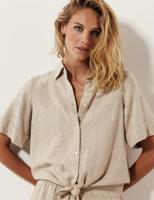 Tramontana Knot-detailed Blouse C02-16-301 Blouse 002001 Sandmelange