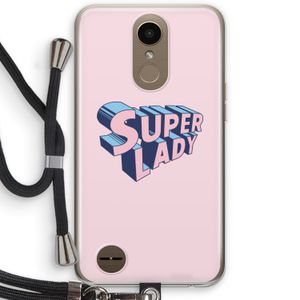 Superlady: LG K10 (2017) Transparant Hoesje met koord