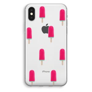Waterijsje: iPhone XS Transparant Hoesje