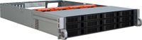 Inter-Tech IPC 2U-2412 Rack Zwart, Zilver - thumbnail