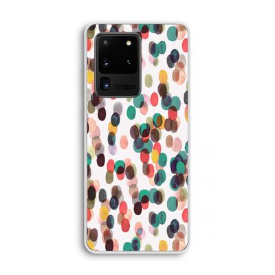 Tropical Dots: Samsung Galaxy S20 Ultra Transparant Hoesje