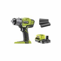 RYOBI 18 Volt 1 x 2,0 Ah Nutrunner + 3 stopcontacten