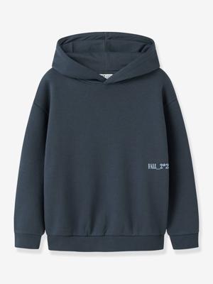 T-shirt gerecycled katoen jongen donkerblauw