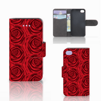 Apple iPhone 4 | 4S Hoesje Red Roses - thumbnail