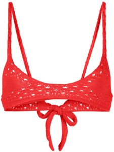 Cashmere In Love bralette Hanalei en crochet - Rouge