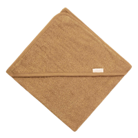 Badcape met naam - Sand - 100 x 100 cm