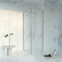 Fortifura Galeria Douchecabine - 70x80x200 - Profiel veiligheidsglas - anti kalk - chroom SW1122473/SW797914/SW797904