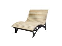 HOME DELUXE Houten ligstoel Taiga (120 cm)