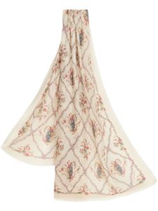 ETRO foulard à fleurs imprimées - Blanc