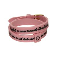 Armband Dames il mezzometro I LOVE YOU GOLD - BRACCIALE IN SILICONE/SILICONE BRACELET