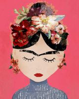 Frida Roze Kunstdruk 40x50cm