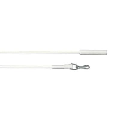 Leen Bakker - Trekstang 150cm - 4000468 - Staal - Wit