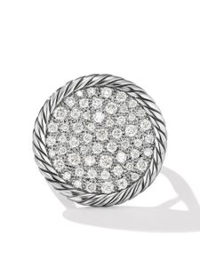 David Yurman bague DY Elements en argent sterling pavé de diamants