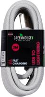 Greenmouse Lightning kabel, USB-A naar 8-pin, 2 m, woven