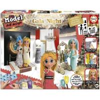 Modecreatieset - EDUCA - Gala-avond - 200 outfits - 1 pop - Voor kinderen vanaf 6 jaar