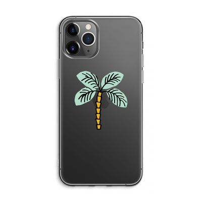 Palmboom: iPhone 11 Pro Max Transparant Hoesje