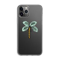 Palmboom: iPhone 11 Pro Max Transparant Hoesje