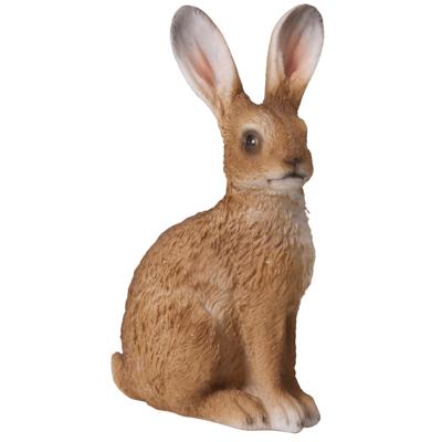 Home & Styling Decoratie paashaas / konijn - bruin - polystone - 19 cm - zittend