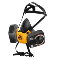 DeWalt DXIR1HMMA2P3 Lichtgewicht Halfgelaatsmasker met A2P3 filters | Maat M - DXIR1HMMA2P3