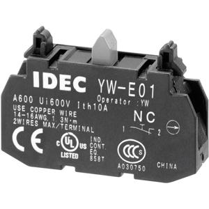 Idec YW-E10 Contactelement 1x NO Moment 240 V/AC 1 stuk(s)