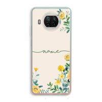 Gele bloemen: Xiaomi Mi 10T Lite 5G Transparant Hoesje
