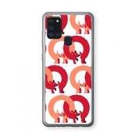 Dogs: Samsung Galaxy A21s Transparant Hoesje