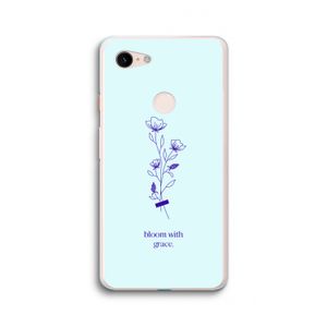 Bloom with grace: Google Pixel 3 XL Transparant Hoesje