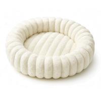 Pecco Ronde mand voor hond en kat - 50 cm - Wit rib