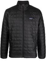 Patagonia veste matelassée à patch logo - Noir