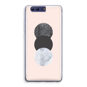 Marmeren cirkels: Honor 9 Transparant Hoesje