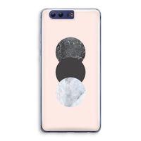 Marmeren cirkels: Honor 9 Transparant Hoesje