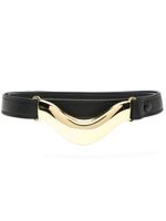 Déhanche ceinture Brancusi en cuir - Noir