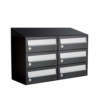 Allux Hive Set 2-Breed, 3-Hoog Met Dak Zwart - 40030070_2x3d