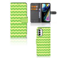 Motorola Moto G52 | Moto G82 | Telefoon Hoesje | Waves Green