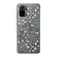 Sierlijke bloemen: Xiaomi Redmi Note 10 Pro Transparant Hoesje