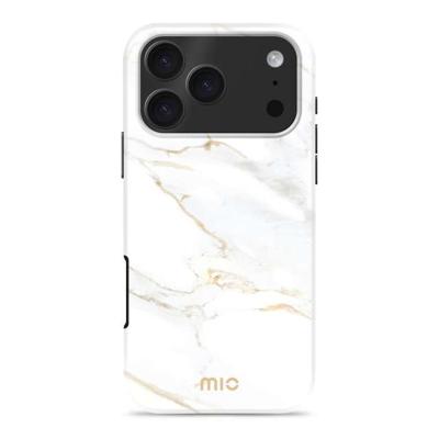 MIO White Marble Magsafe Compatible for iPhone 17 Pro