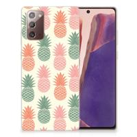 Samsung Note 20 | Siliconen Case | Ananas