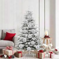 Kerstbal Set 9 pcs Zilver