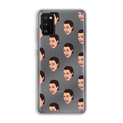 Ugly Cry Call: Samsung Galaxy A41 Transparant Hoesje