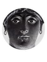 Fornasetti plateau "Viso" - Noir - thumbnail