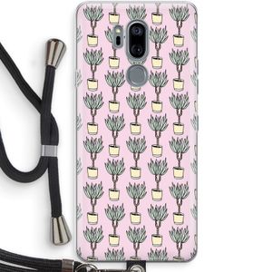 Boompje: LG G7 Thinq Transparant Hoesje met koord