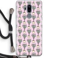 Boompje: LG G7 Thinq Transparant Hoesje met koord Boompje: LG G7 Thinq Transparant Hoesje met koord