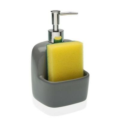 Zeepdispenser Keramisch Grijs